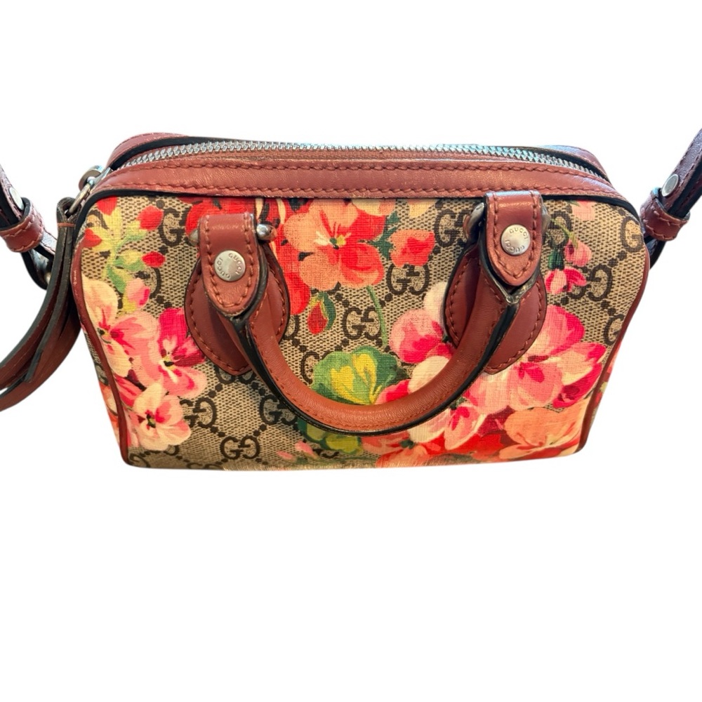 Gucci GG Blooms Mini Boston Bag – Top Handle – Authentic - Picture 9 of 10
